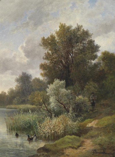 Prater Scene by Leopold Munsch
